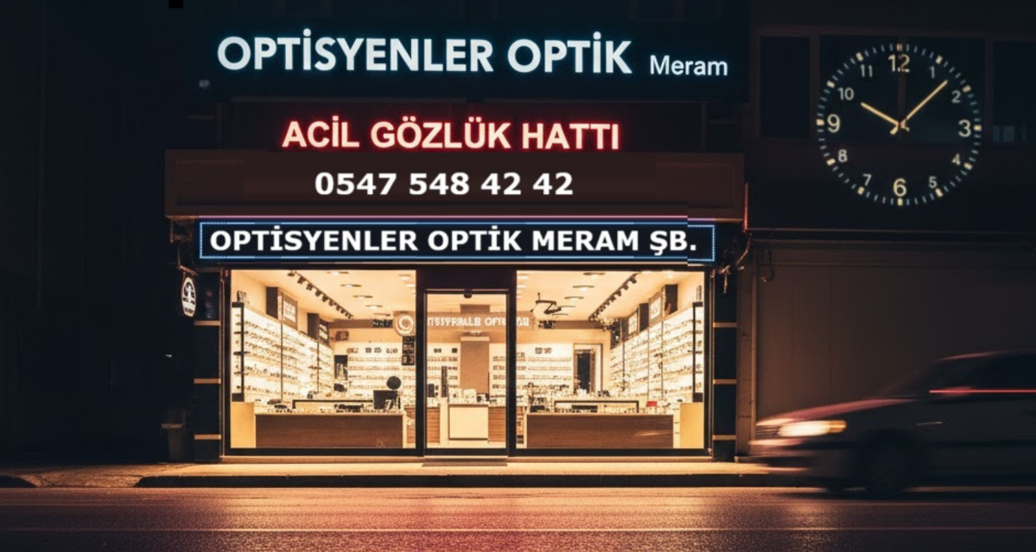 Konya’da Bir İlk: Optisyenler Optik’ten 7/24 