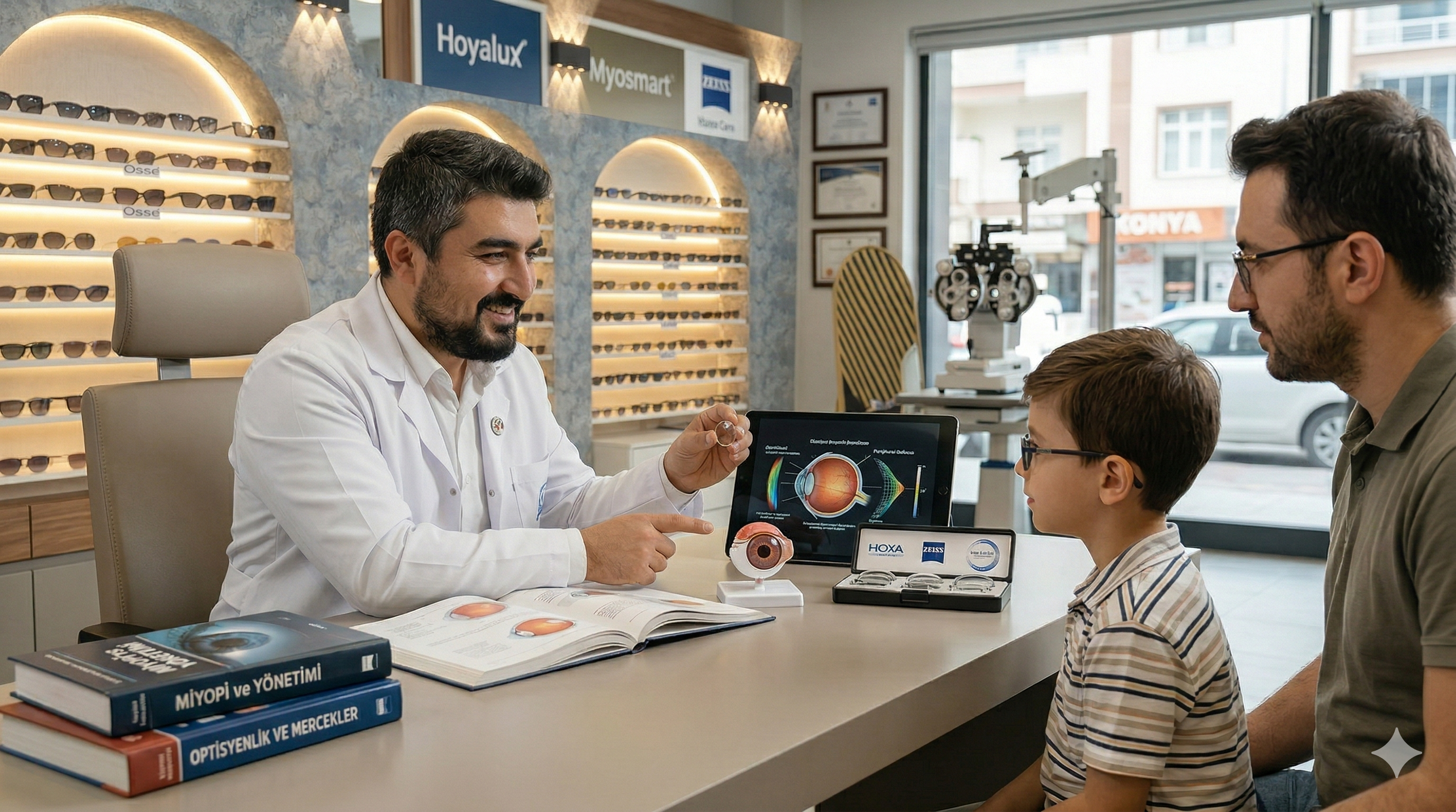 Konya'da Miyop Uzmanı Optisyen! Optisyenler Optik Meram Şube'de