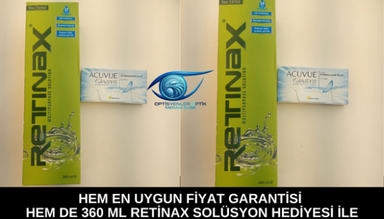 Konya’da Acuvue Oasys Lenslerde En İyi Fiyat Garantisi ve Hediye Solüsyon!