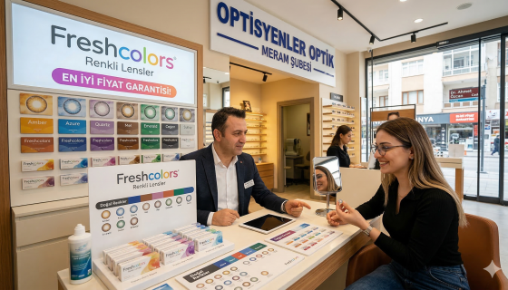 Konya’da Freshcolors Renkli Lensler Üstelik Fiyat Garantisi ile Optisyenler Optik'te