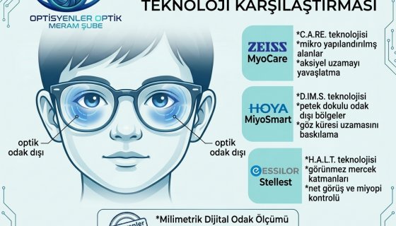 ZEISS MyoCare, Hoya MiyoSmart ve Essilor Stellest Arasındaki Farklar!