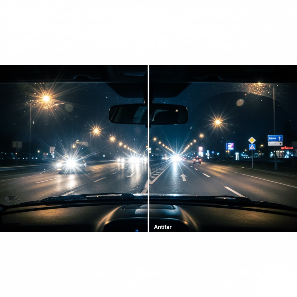 Gece Sürüşünde Netlik: Antifar Gözlük Camları