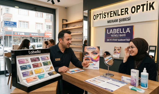 Konya'da Labella Renkli Lens Bayisi Optisyenler Optik