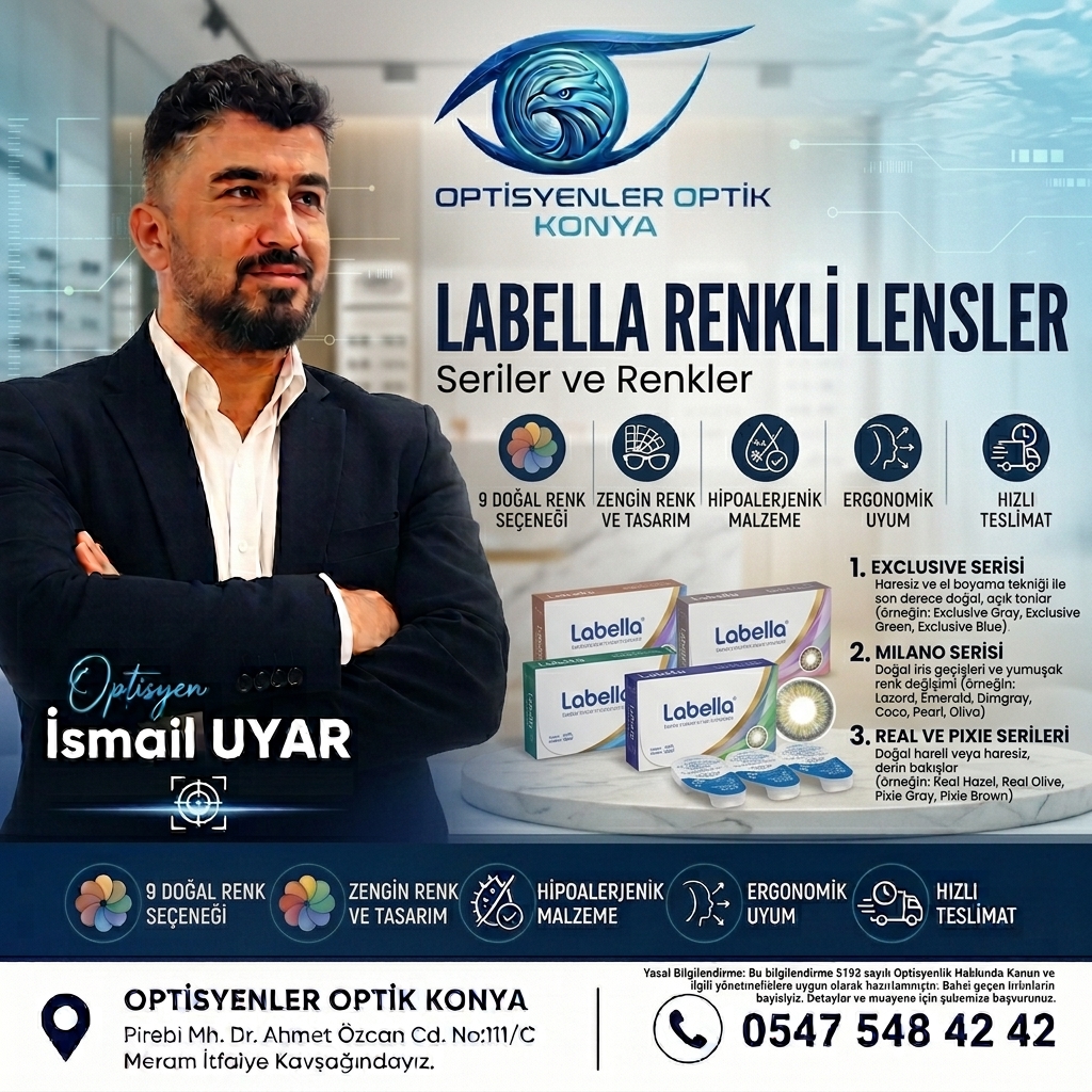 Labella Renkli Lensler